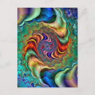 Visuelles Abenteuer Postkarte