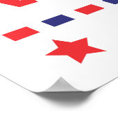 Visuelles Baby-Alphabet, dunkelblau-abc-Plakat Poster (Ecke)