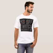 VISUELLES KONZEPT: Überdimensionierte verzerrte Bu T-Shirt (Vorne ganz)