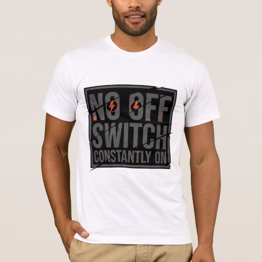 VISUELLES KONZEPT: Überdimensionierte verzerrte Bu T-Shirt (Vorderseite)