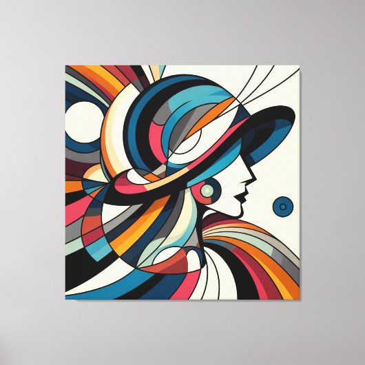 Visuelles Kunstwerk #10 Leinwanddruck (Vorderseite)