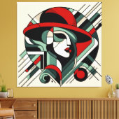 Visuelles Kunstwerk #11 Leinwanddruck (Insitu (Wohnzimmer))