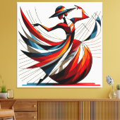 Visuelles Kunstwerk #12 Leinwanddruck (Insitu (Wohnzimmer))