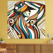 Visuelles Kunstwerk #14 Leinwanddruck (Insitu (Wohnzimmer))