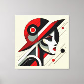 Visuelles Kunstwerk #1 Leinwanddruck (Vorderseite)