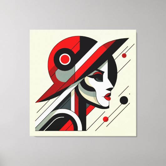 Visuelles Kunstwerk #1 Leinwanddruck (Vorderseite)