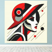 Visuelles Kunstwerk #1 Leinwanddruck (Insitu (Holzboden))