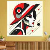 Visuelles Kunstwerk #1 Leinwanddruck (Insitu (Wohnzimmer))