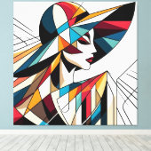 Visuelles Kunstwerk #2 Leinwanddruck (Insitu (Holzboden))