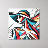 Visuelles Kunstwerk #3 Leinwanddruck (Vorderseite)