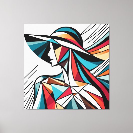 Visuelles Kunstwerk #3 Leinwanddruck (Vorderseite)