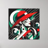 Visuelles Kunstwerk #4 Leinwanddruck (Vorderseite)