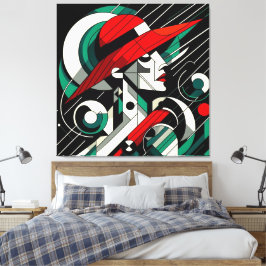 Visuelles Kunstwerk #4 Leinwanddruck