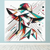 Visuelles Kunstwerk #5 Leinwanddruck (Insitu (Holzboden))