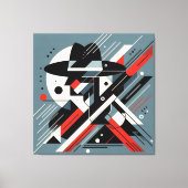 Visuelles Kunstwerk #6 Leinwanddruck (Vorderseite)