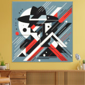 Visuelles Kunstwerk #6 Leinwanddruck (Insitu (Wohnzimmer))