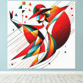 Visuelles Kunstwerk #7 Leinwanddruck (Insitu (Holzboden))