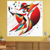 Visuelles Kunstwerk #7 Leinwanddruck (Insitu (Wohnzimmer))