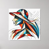 Visuelles Kunstwerk #8 Leinwanddruck (Vorderseite)