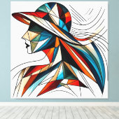 Visuelles Kunstwerk #8 Leinwanddruck (Insitu (Holzboden))