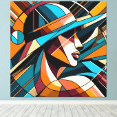 Visuelles Kunstwerk #9 Leinwanddruck (Insitu (Holzboden))