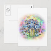 Viswarupa - die Universelle Form Postkarte (Vorne/Hinten)