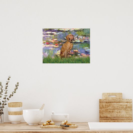 Viszla 2 - Vizsla Poster (Küche)