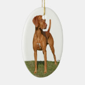 Viszla Jagdhundverzierung Keramikornament (Rechts)