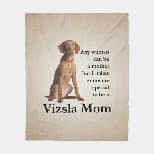 Viszla Mama Fleece Blanket (Vorderseite)