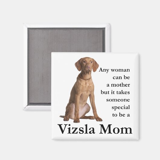 Viszla Mama Magnet (Vorderseite/Rückseite)