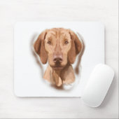 Viszla-Portrait Mousepad (Mit Mouse)