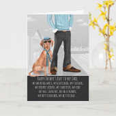 Viszla vom Hundetag Funny Karte (Gelbe Blume)