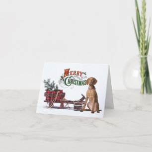 Viszla Weihnachten Karte