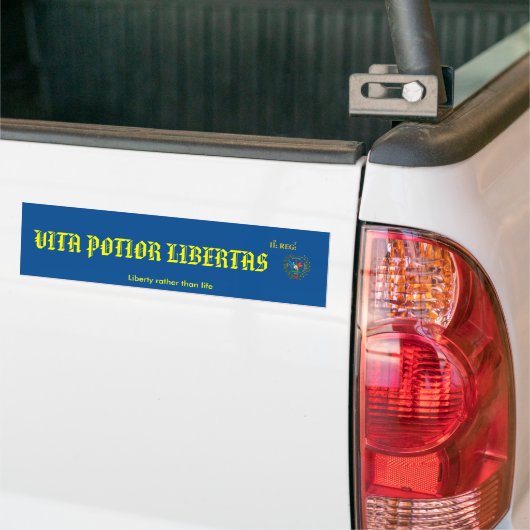 VITA POTIOR LIBERTAS AUTOAUFKLEBER (Auf Lkw)