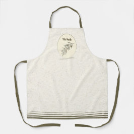 Vita Verde Collection Beige Apron Schürze