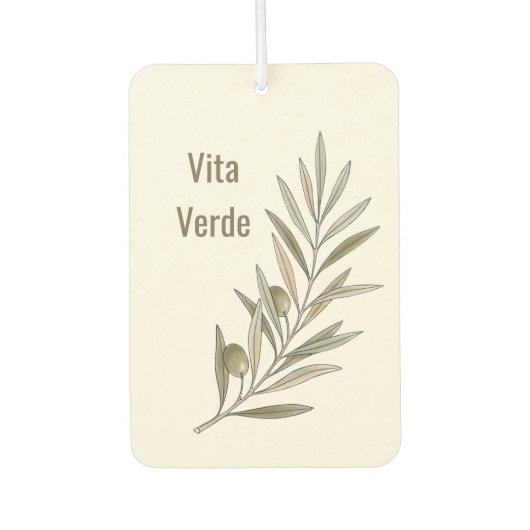 Vita Verde Collection Beige Autolufterfrischer (Vorderseite)