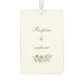 Vita Verde Collection Beige Autolufterfrischer (Rückseite)