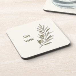 Vita Verde Collection Beige Getränkeuntersetzer