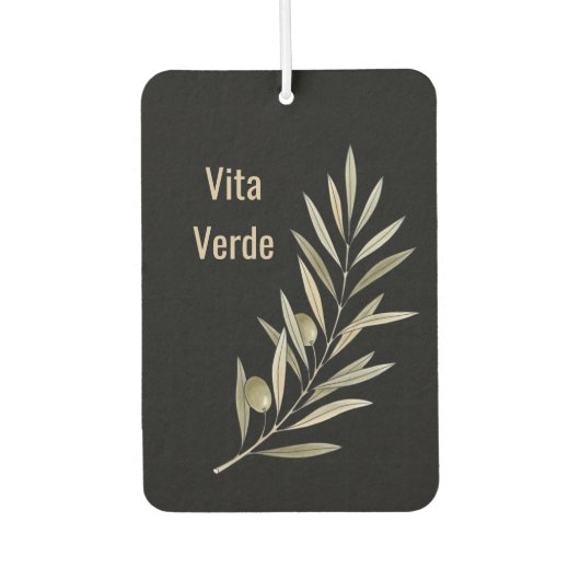 Vita Verde Collection Black Autolufterfrischer (Vorderseite)