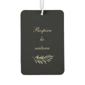 Vita Verde Collection Black Autolufterfrischer (Rückseite)