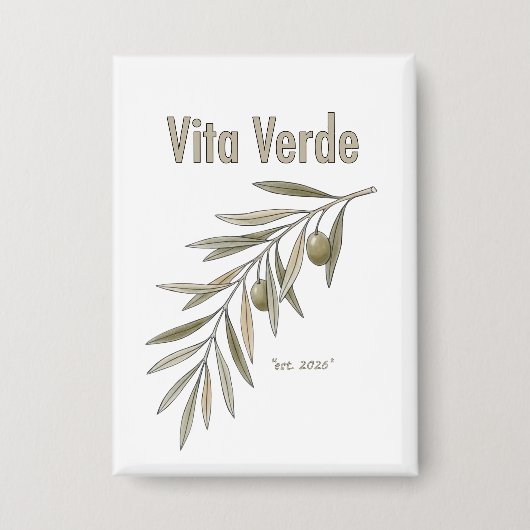 Vita Verde Collection White Button (Vorderseite)