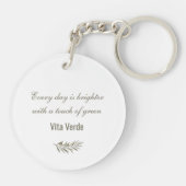 Vita Verde Collection White Schlüsselanhänger (Rückseite)