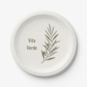 Vita Verde Kollektion Pappteller (Vorderseite)