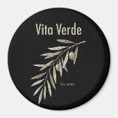 Vita Verde Kollektion Schwarz Magnet (Vorne)