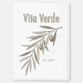 Vita Verde Kollektion Weiß Magnet