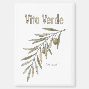 Vita Verde Kollektion Weiß Magnet