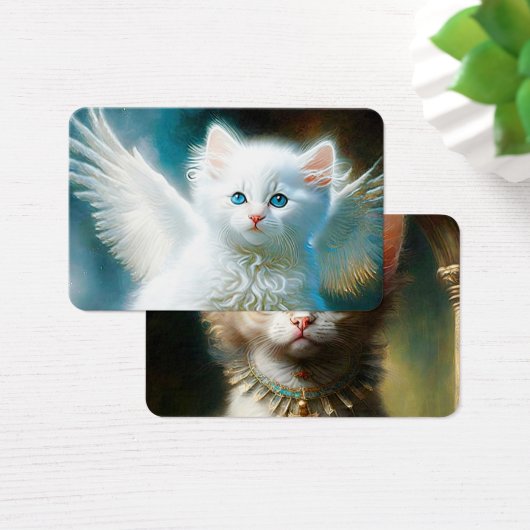 Vitage Kitten Angel (Schreibtisch)