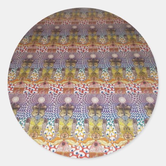 Vitalaufkleber Großdruck Runder Aufkleber (Vorderseite)