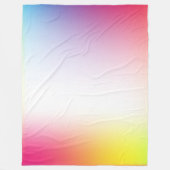 Vitale Farben mit freundlichem Farbverlauf Fleecedecke (Vorderseite)