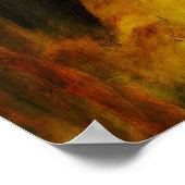 Vitale Infloreszenz Abstrakt Poster (Ecke)